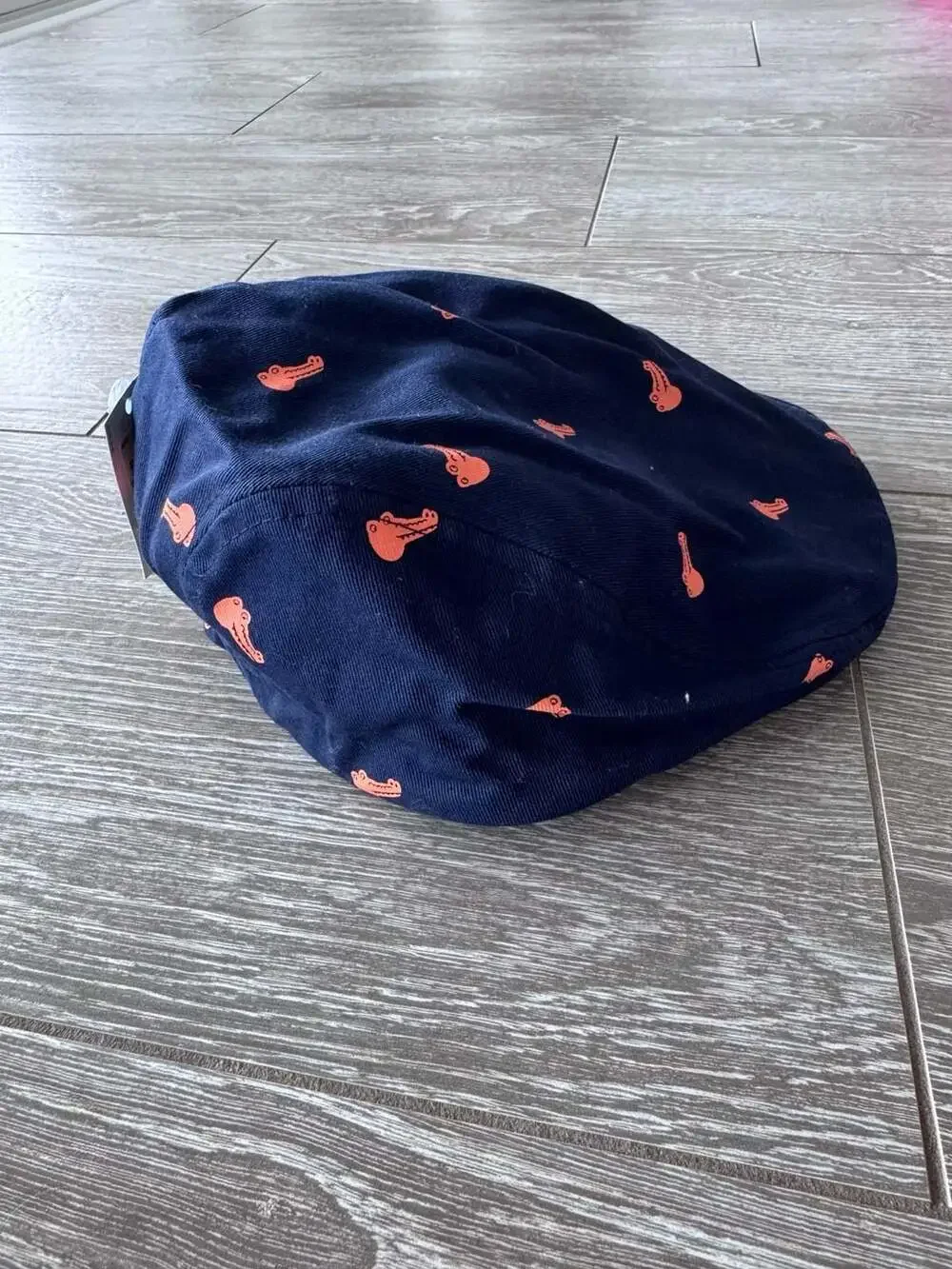 Okie Dokie Alligator Print Newsboy Cap Size 2-6Y